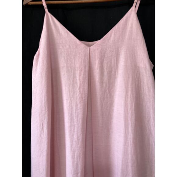 Ainn Story NWT Spring Summer Dress M Petal Pink Lagenlook Soft Girl Luxury - Picture 4 of 11